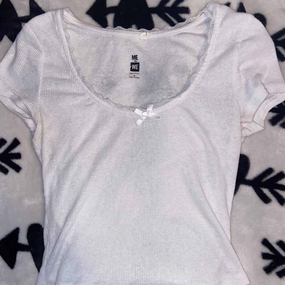 White Pacsun Crop Top